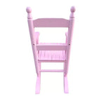 Sedia a dondolo rosa chiaro per bambini - Interno o Esterno - Adatta ai bambini - Durevole