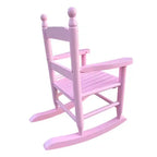 Sedia a dondolo rosa chiaro per bambini - Interno o Esterno - Adatta ai bambini - Durevole
