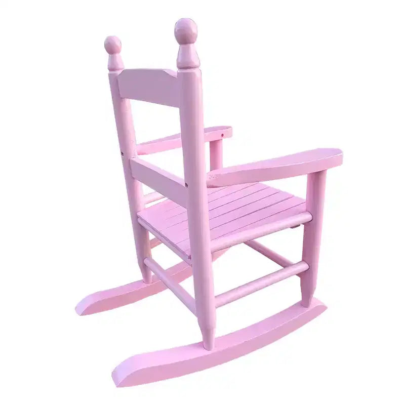 Sedia a dondolo rosa chiaro per bambini - Interno o Esterno - Adatta ai bambini - Durevole