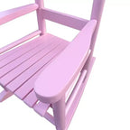 Sedia a dondolo rosa chiaro per bambini - Interno o Esterno - Adatta ai bambini - Durevole