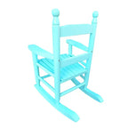 Sedia a dondolo per bambini azzurra con luce integrata - Per interni o esterni - Adatta ai bambini - Resistente