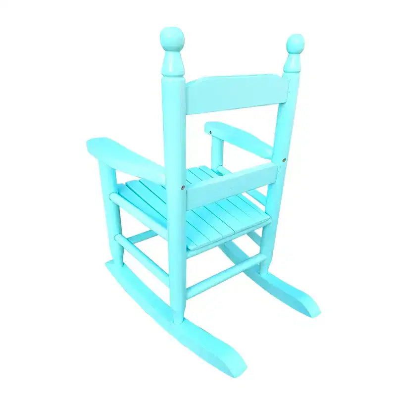 Sedia a dondolo per bambini azzurra con luce integrata - Per interni o esterni - Adatta ai bambini - Resistente