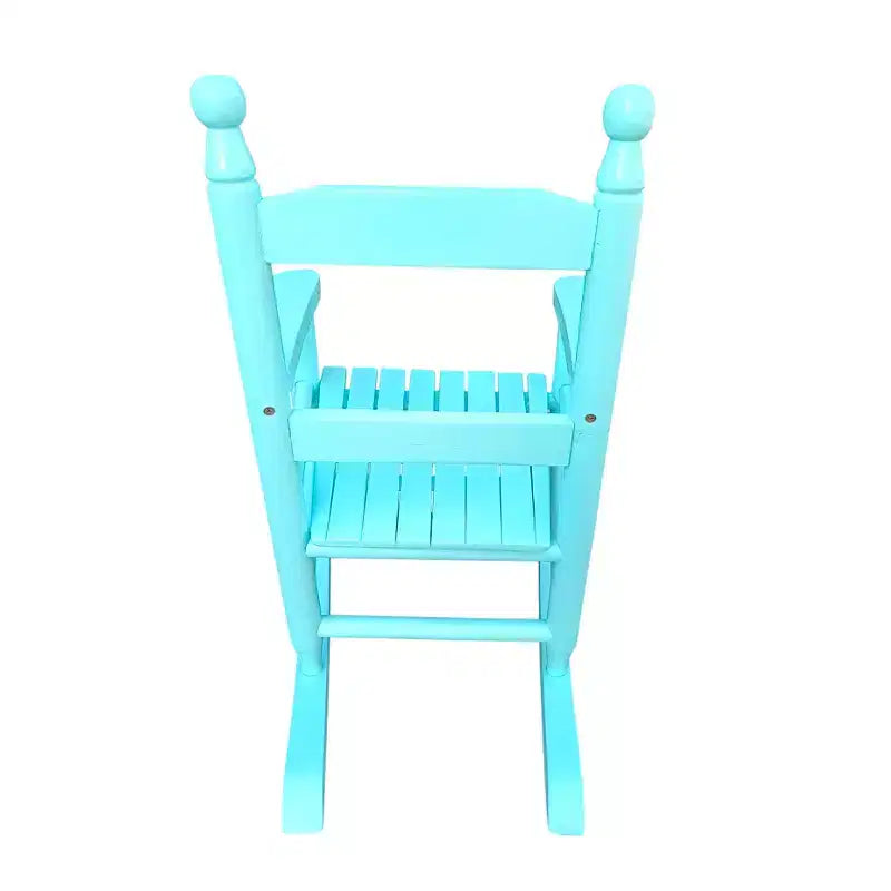 Sedia a dondolo per bambini azzurra con luce integrata - Per interni o esterni - Adatta ai bambini - Resistente