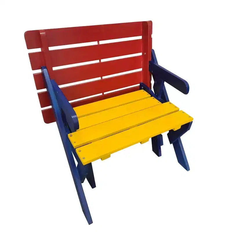 POLTRONA MULTIFUNZIONALE PER BAMBINI, TAVOLO + 2 PANCHE (Tutto in uno)