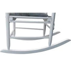 wooden porch rocker chair WHITE, without mat