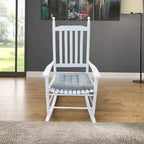 wooden porch rocker chair WHITE, without mat