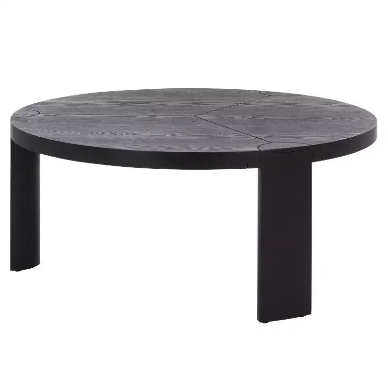 Gaby Round Coffee Table - COF2319A - Black - Safavieh