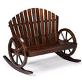 Karl Home | 36-Inch Wagon-Inspired Double-Person Patio Rocking Chair