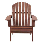 Sedia Adirondack da esterno Okak Oversize in legno con design pieghevole, sedia a sdraio da esterno con braccioli ampi, sedia da patio per giardino