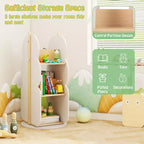 Costway Kid's Rotating Bookshelf w/5 Shelves 360 Rotatable Display Shelf for Kid's Room
