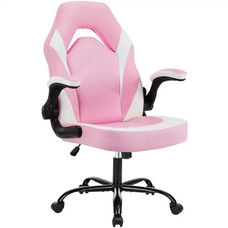 TUYOHW Sedia da Gaming Ergonomica, Sedia da Ufficio con Schienale a S, Modalità Dondolio e Altezza Regolabile, Schiuma ad Alta Resilienza
