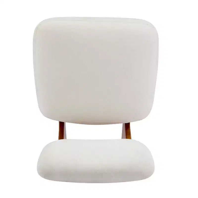 Okak Set di 2 Sedie Moderne Imbottite con Base in Legno Finitura Noce, Poltrona Lounge Mid-Century per Soggiorno, Camera da Letto