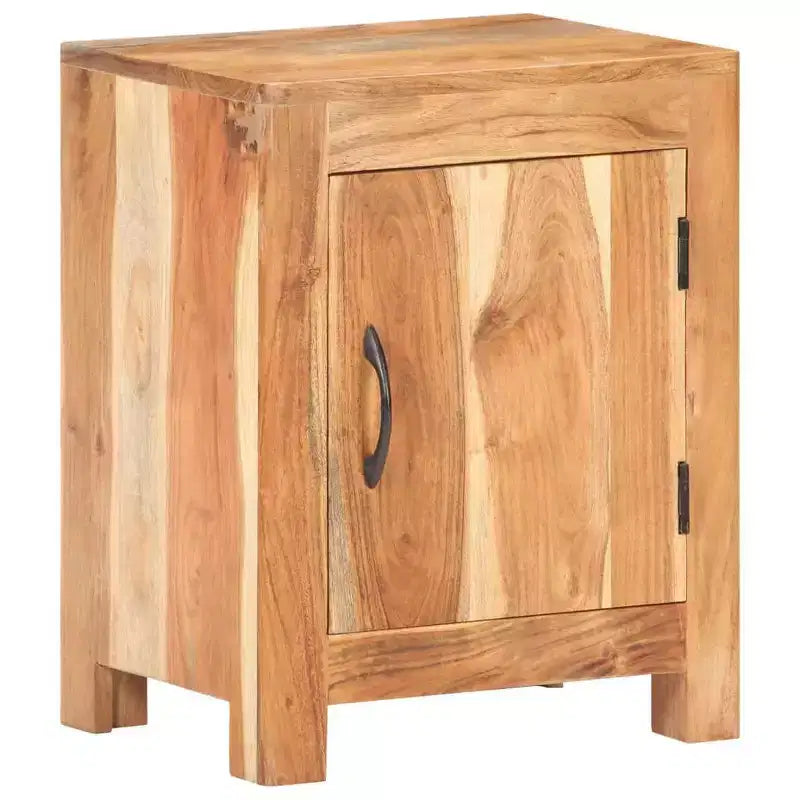 vidaXL Bedside Cabinet 15.7x11.8x19.7 Solid Acacia Wood