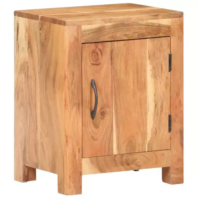 vidaXL Bedside Cabinet 15.7x11.8x19.7 Solid Acacia Wood