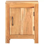 vidaXL Bedside Cabinet 15.7x11.8x19.7 Solid Acacia Wood