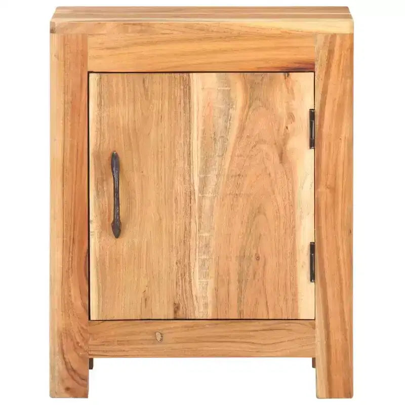 vidaXL Bedside Cabinet 15.7x11.8x19.7 Solid Acacia Wood