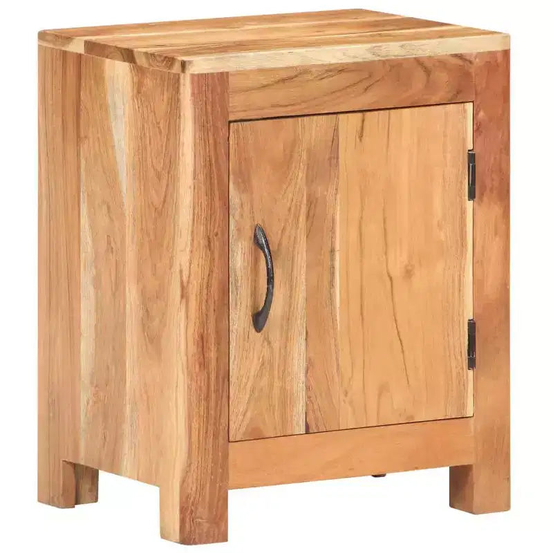 vidaXL Bedside Cabinet 15.7x11.8x19.7 Solid Acacia Wood