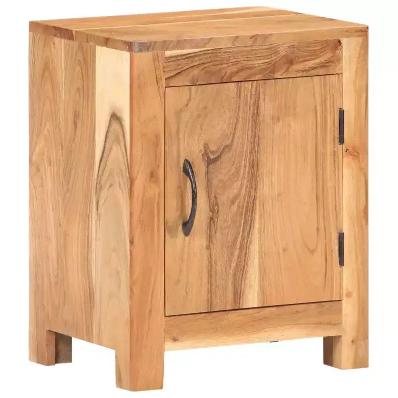 vidaXL Bedside Cabinet 15.7x11.8x19.7 Solid Acacia Wood