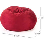 TUYOHW Bean Bag Chair with Removable & Washable Microsuede Cover,Adults Lounge Sofa,Comfy Couch for Living Room Bedroom