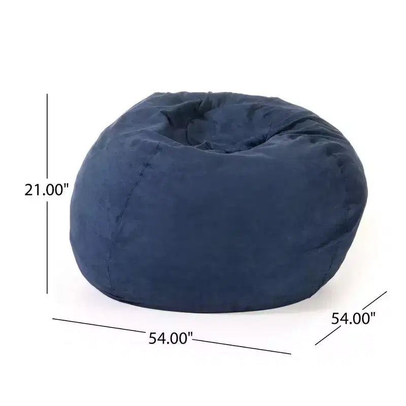 TUYOHW Bean Bag Chair with Removable & Washable Microsuede Cover,Adults Lounge Sofa,Comfy Couch for Living Room Bedroom