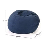 TUYOHW Bean Bag Chair with Removable & Washable Microsuede Cover,Adults Lounge Sofa,Comfy Couch for Living Room Bedroom