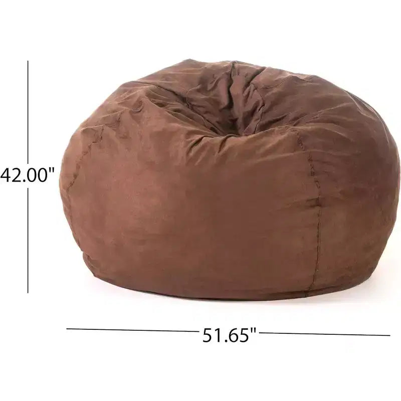TUYOHW Bean Bag Chair with Removable & Washable Microsuede Cover,Adults Lounge Sofa,Comfy Couch for Living Room Bedroom