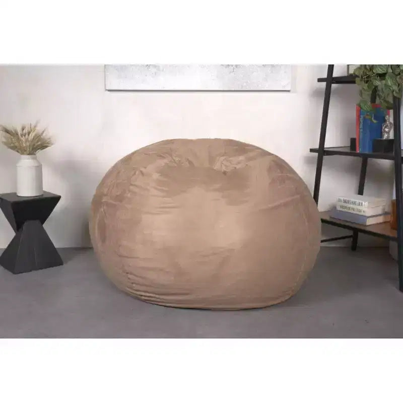 TUYOHW Poltrona Sacco con Rivestimento in Microfibra Rimovibile e Lavabile, Divano Lounge per Adulti, Comodo Divano per Soggiorno e Camera da Letto