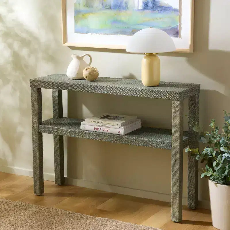 Apis Raffia Console Table - CNS6607 - Safavieh