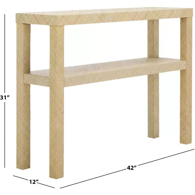 Apis Raffia Console Table - CNS6607 - Safavieh