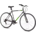 Kent International Front Runner Hybrid Bike - 700c - City Bike with 7 Speed Drivetrain, Lightweight Alloy Wheels, and Height Adjustable Seat Post