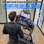 Tapis roulant pieghevole da 5 HP per casa con inclinazione automatica del 20%, capacità 400 libbre, tapis roulant portatile per corsa e camminata da 12 MPH, 71 programmi, allenamento personalizzato con APP