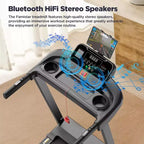 Tapis roulant pieghevole con capacità di 136 kg e inclinazione per la casa, tapis roulant portatile da 3,75 HP, 64+3+3+1 programmi, macchina per esercizi di camminata e corsa