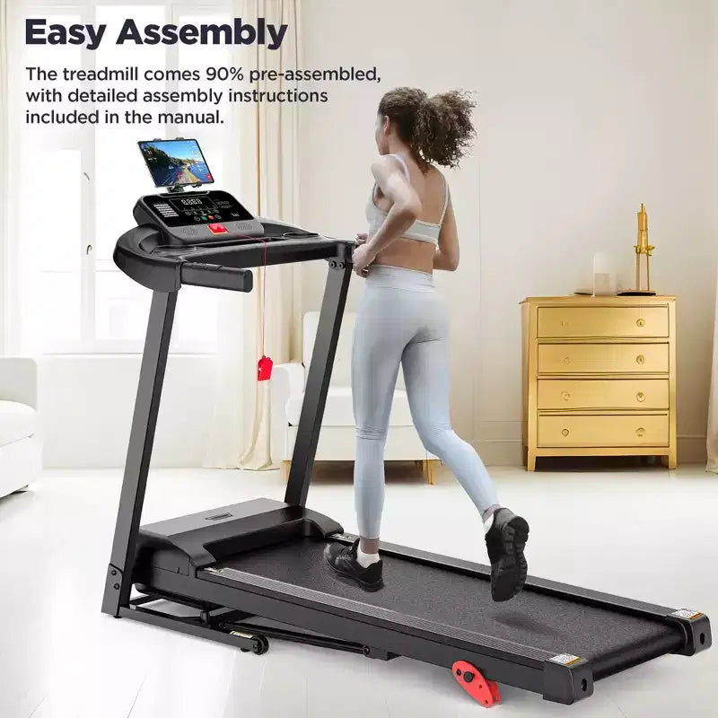 Tapis roulant in offerta, Tapis roulant in liquidazione, 12 km/h, capacità 136 kg, tapis roulant elettrico, tapis roulant pieghevole motorizzato per casa