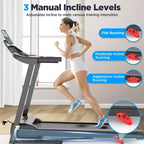 Tapis roulant pieghevoli portatili in liquidazione, tapis roulant compatto pieghevole da 2,75 HP per casa/ufficio, tapis roulant per camminata e corsa con display a LED per l'esercizio