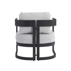 Christopher Knight Home Jerin Sedia Club Moderna da Esterno in Alluminio e Olefina Imbottita con Cuscino