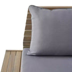 TUYOHW Boho Style Patio Armless Club Chair,A-Shaped Poolside Chairs for Garden,Porch & Backyard,Upholstered Accent Chair,Rustic Patio Furniture