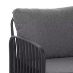 TUYOHW Minimalist Patio Accent Chairs Set of 1/2,UV-resistant Plastic Club Chairs,Waterproof Thick Cushion Seating for Backyard,,400lbs Capacity