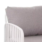 TUYOHW Minimalist Patio Accent Chairs Set of 1/2,UV-resistant Plastic Club Chairs,Waterproof Thick Cushion Seating for Backyard,,400lbs Capacity
