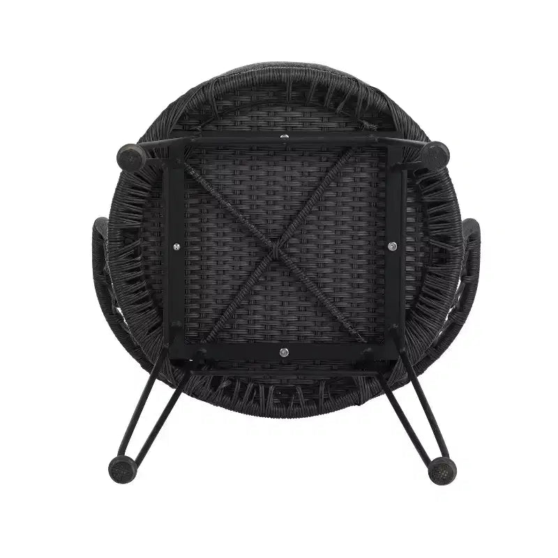 TUYOHW 17.5 Sedie d'accento da Patio Stile Boho, Set di 2, Sedie da Pranzo con 2 Cuscini, Sedie a Sdraio da Esterno per Cortile, Portico e Giardino, Grigio