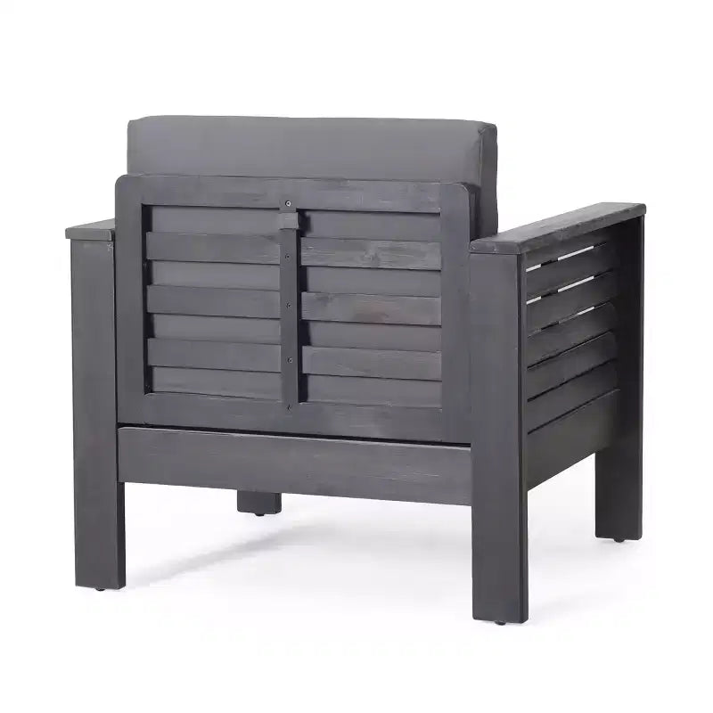 TUYOHW Poltrone/divanetti da esterno in stile Boho, Set da 1/2/3, Set di mobili da esterno in acacia di alta qualità per giardino e bordo piscina, Utilizzo in tutte le stagioni