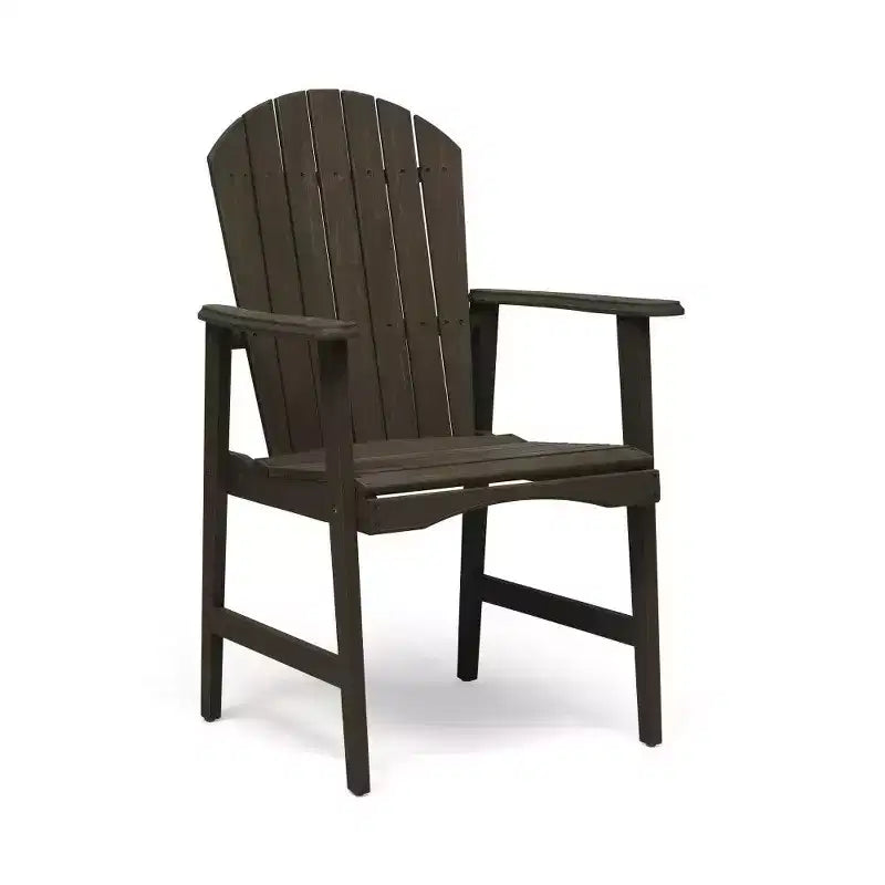 TUYOHW Acacia Wood Adirondack Dining Chairs Set of 2,Outdoor Weather Resistant Patio Chairs,300lb Capacity