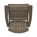 TUYOHW Acacia Wood Adirondack Dining Chairs Set of 2,Outdoor Weather Resistant Patio Chairs,300lb Capacity