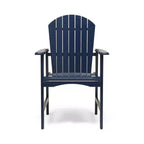 TUYOHW Acacia Wood Adirondack Dining Chairs Set of 2,Outdoor Weather Resistant Patio Chairs,300lb Capacity