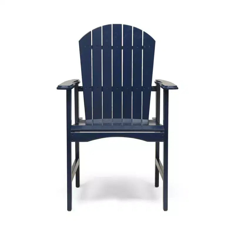 TUYOHW Acacia Wood Adirondack Dining Chairs Set of 2,Outdoor Weather Resistant Patio Chairs,300lb Capacity