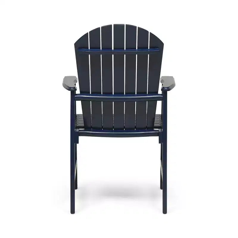 TUYOHW Acacia Wood Adirondack Dining Chairs Set of 2,Outdoor Weather Resistant Patio Chairs,300lb Capacity