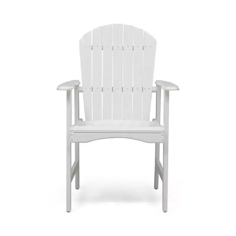 TUYOHW Acacia Wood Adirondack Dining Chairs Set of 2,Outdoor Weather Resistant Patio Chairs,300lb Capacity