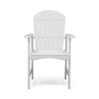 TUYOHW Acacia Wood Adirondack Dining Chairs Set of 2,Outdoor Weather Resistant Patio Chairs,300lb Capacity