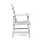 TUYOHW Acacia Wood Adirondack Dining Chairs Set of 2,Outdoor Weather Resistant Patio Chairs,300lb Capacity