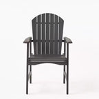 TUYOHW Acacia Wood Adirondack Dining Chairs Set of 2,Outdoor Weather Resistant Patio Chairs,300lb Capacity