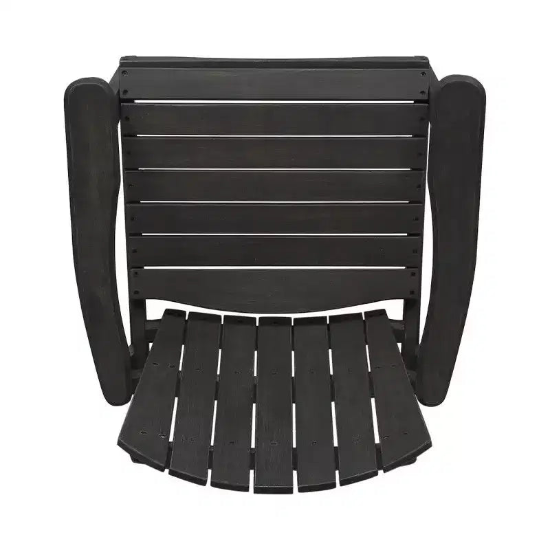 TUYOHW Acacia Wood Adirondack Dining Chairs Set of 2,Outdoor Weather Resistant Patio Chairs,300lb Capacity